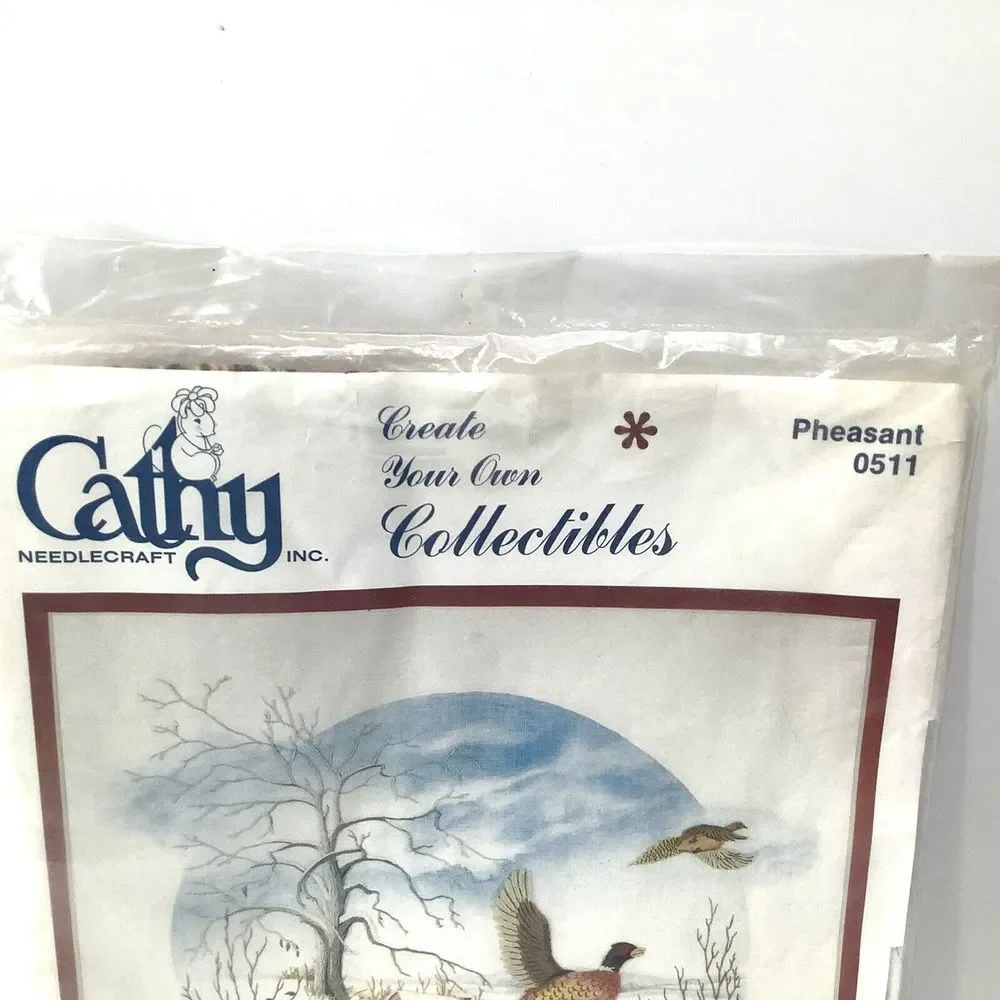 Vintage‎ Cathy Needlecraft Craft 0511 Pheasant Size 22